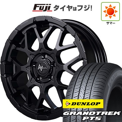 【新品】デリカD5 夏タイヤ ホイール4本セット 225/70R16 ダンロップ グラントレック PT5 MID WHEELS NITRO POWER M28 バレットS 7J 16インチ(送料無料)