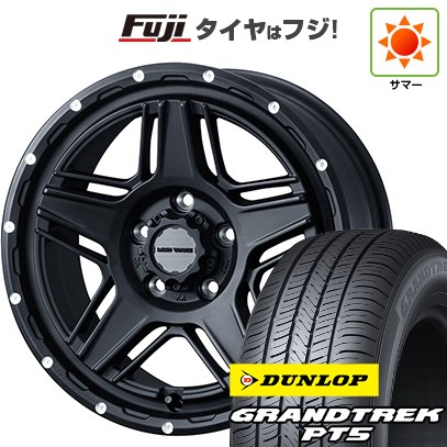 【新品】デリカD5 夏タイヤ ホイール4本セット 225/70R16 ダンロップ グラントレック PT5 WEDS ウェッズアドベンチャー マッドヴァンス 07 7J 16インチ(送料無料)｜フジコーポレーション