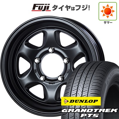 【新品】ジムニーシエラ/ジムニーノマド 夏タイヤ ホイール4本セット 225/70R16 ダンロップ グラントレック PT5 トライスター BRUT BR-44 6.5J 16インチ(送料無料)|フジコーポレーション