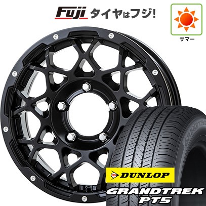 【新品】ジムニー 夏タイヤ ホイール4本セット 175/80R16 ダンロップ グラントレック PT5 トライスター BRUT BR-55 5.5J 16インチ(送料無料)