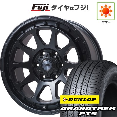 【新品】プラド/ハイラックス 夏タイヤ ホイール4本セット 265/60R18 ダンロップ グラントレック PT5 レアマイスター LMG DIEZ マットブラック 18インチ(送料無料) サマータイヤ