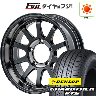 【新品】ジムニー 夏タイヤ ホイール4本セット 175/80R16 ダンロップ グラントレック PT5 RAYS レイズ A LAP-J 2324 LIMITED EDITION 5.5J 16インチ(送料無料)|フジコーポレーション