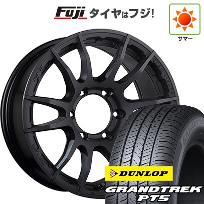 【新品】プラド/ハイラックス 夏タイヤ ホイール4本セット 265/65R17 ダンロップ グラントレック PT5 RAYS レイズ グラムライツ 57XR-X 8J 17インチ(送料無料)