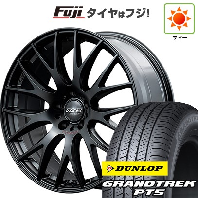 【新品国産車用5穴114.3】 夏タイヤ ホイール4本セット 225/55R19 ダンロップ グラントレック PT5 RAYS レイズ ホムラ 2X9Plus SPORT EDITION 8J 19インチ(送料無料)