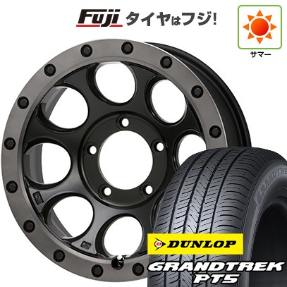 【新品】ジムニーシエラ/ジムニーノマド 夏タイヤ ホイール4本セット 225/70R16 ダンロップ グラントレック PT5 MLJ エクストリームJ XJ03 6J 16インチ(送料無料)｜フジコーポレーション