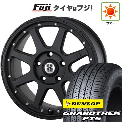 【新品】デリカD5 夏タイヤ ホイール4本セット 225/70R16 ダンロップ グラントレック PT5 MLJ エクストリームJ 7J 16インチ(送料無料)