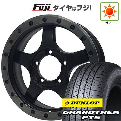 【新品】ジムニー 夏タイヤ ホイール4本セット 175/80R16 ダンロップ グラントレック PT5 オフビート バウンティコレクション BDX05 5.5J 16インチ(送料無料)