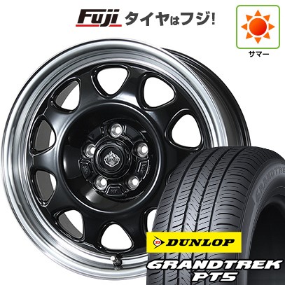 【新品】デリカD5 夏タイヤ ホイール4本セット 225/70R16 ダンロップ グラントレック PT5 トピー ランドフット SWZ 数量限定 7J 16インチ(送料無料)