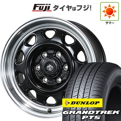 【新品】プラド/ハイラックス 夏タイヤ ホイール4本セット 265/65R17 ダンロップ グラントレック PT5 トピー ランドフット SWZ 数量限定 8J 17インチ(送料無料)