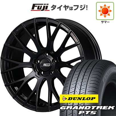 【新品国産車用5穴114.3】 夏タイヤ ホイール4本セット 225/55R19 ダンロップ グラントレック PT5 SSR ライナー M10モノブロック 8J 19インチ(送料無料)