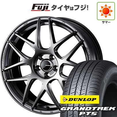 【新品国産車用5穴114.3】 夏タイヤ ホイール4本セット 225/55R19 ダンロップ グラントレック PT5 WEDS ウェッズスポーツ SA-27R 8J 19インチ(送料無料)｜フジコーポレーション 142,750円