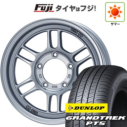 【新品】ジムニー 夏タイヤ ホイール4本セット 175/80R16 ダンロップ グラントレック PT5 ENKEI エンケイ ALLROAD RPT1 5.5J 16インチ(送料無料)
