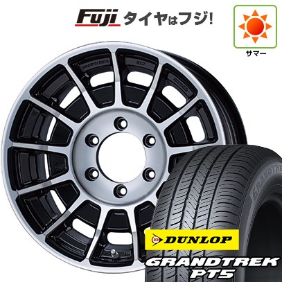 【新品】プラド/ハイラックス 夏タイヤ ホイール4本セット 265/70R17 ダンロップ グラントレック PT5 ENKEI エンケイ ALLROAD バハ 8J 17インチ(送料無料)|フジコーポレーション