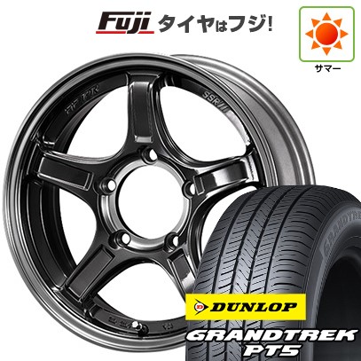 【新品】ジムニー 夏タイヤ ホイール4本セット 175/80R16 ダンロップ グラントレック PT5 SSR ディバイド X03J 5.5J 16インチ(送料無料)｜フジコーポレーション