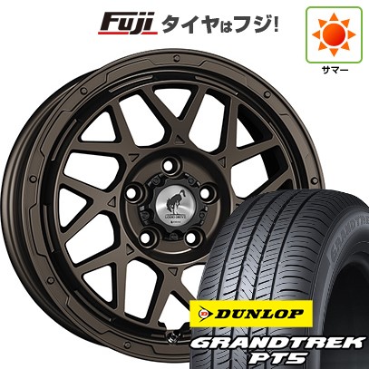 【新品】デリカD5 夏タイヤ ホイール4本セット 225/70R16 ダンロップ グラントレック PT5 スーパースター ロディオドライブ 8M MONO 7J 16インチ(送料無料)