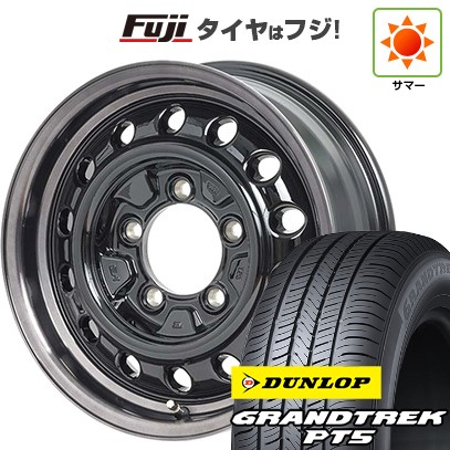 【新品】ジムニーシエラ/ジムニーノマド 夏タイヤ ホイール4本セット 225/70R16 ダンロップ グラントレック PT5 アピオ ワイルドボア D 6J 16インチ(送料無料)