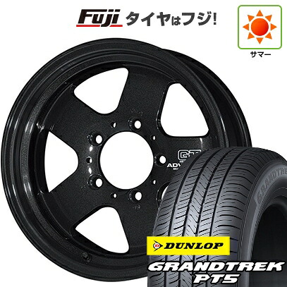 【新品】ジムニーシエラ/ジムニーノマド 夏タイヤ ホイール4本セット 225/70R16 ダンロップ グラントレック PT5 ヨコハマ アドバンレーシング GT ヘビーデューティー for JIMNY 6J 16インチ(送料無料)
