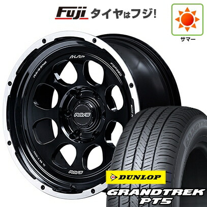 【新品】ランクル250/ランクル300 夏タイヤ ホイール4本セット 265/65R18 ダンロップ グラントレック PT5 RAYS レイズ A LAP-08X 9J 18インチ(送料無料)