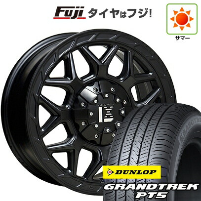 【新品】ランクル250 夏タイヤ ホイール4本セット 265/60R20 ダンロップ グラントレック PT5 オフビート レクセル インフェルノ 9J 20インチ(送料無料)