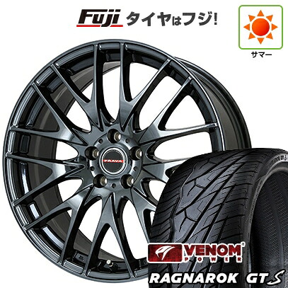 【新品国産車用5穴114.3】 夏タイヤ ホイール4本セット 245/35R20 ヴェノムパワー ラグナロクGTS BSW(限定) ビッグウエイ レイシーン プラバ9M(BMC) 8.5J 20インチ(送料無料)