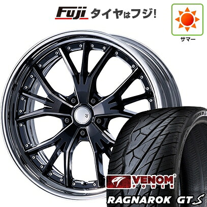 【新品国産車用5穴114.3】 夏タイヤ ホイール4本セット 235/35R20 ヴェノムパワー ラグナロクGTS BSW(限定) エムズスピード JJランチャ 8.5J 20インチ(送料無料)|フジコーポレーション