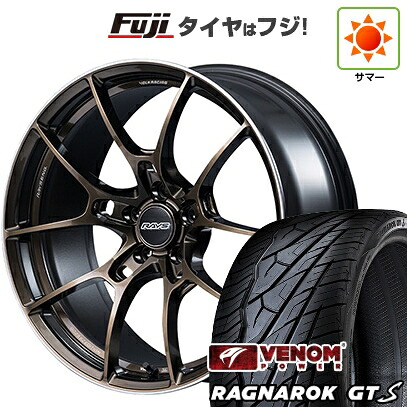 【新品国産車用5穴114.3】 夏タイヤ ホイール4本セット 235/35R20 ヴェノムパワー ラグナロクGTS BSW(限定) RAYS レイズ ボルクレーシング G025 SZ EDITION 8.5J 20インチ(送料無料)