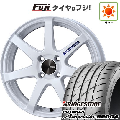 【新品 軽自動車】N-BOX タント スペーシア 夏タイヤ ホイール4本セット 165/55R15 ブリヂストン ポテンザ アドレナリン RE004 ENKEI エンケイ PerformanceLine PF07 COLORS 5J 15インチ(送料無料) 82,060円