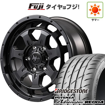 【新品 軽自動車】N-BOX タント スペーシア 夏タイヤ ホイール4本セット 165/55R15 ブリヂストン ポテンザ アドレナリン RE004 MID WHEELS NITRO POWER M7 ファランクス 15インチ(送料無料) サマータイヤ