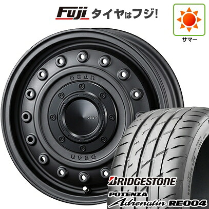 【新品 軽自動車】N-BOX タント スペーシア 夏タイヤ ホイール4本セット 165/55R15 ブリヂストン ポテンザ アドレナリン RE004 クリムソン ディーン コロラド 4.5J 15インチ(送料無料)|フジコーポレーション