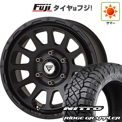 【パンク保証付き】【新品国産車用6穴139.7】 夏タイヤ ホイール4本セット 285/70R17 ニットー リッジグラップラー デルタフォース オーバル 8J 17インチ(送料無料)|フジコーポレーション