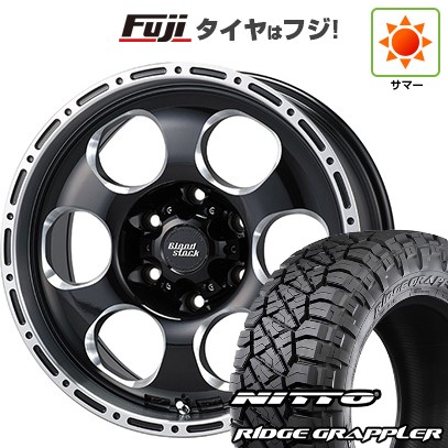 【パンク保証付き】【新品】プラド/ハイラックス 夏タイヤ ホイール4本セット 265/70R17 ニットー リッジグラップラー エルフォード ブラッドストック 1P 2 8J 17インチ(送料無料)|フジコーポレーション