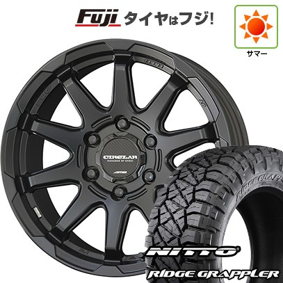 【パンク保証付き】【新品】プラド/ハイラックス 夏タイヤ ホイール4本セット 265/65R17 ニットー リッジグラップラー 共豊 サーキュラー C10X 8J 17インチ(送料無料)
