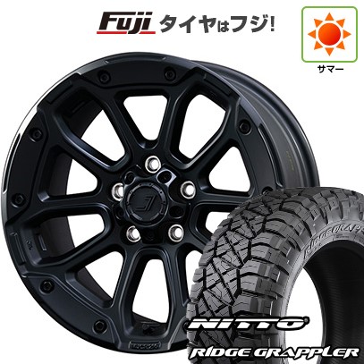 【パンク保証付き】【新品】デリカD5 夏タイヤ ホイール4本セット 245/70R16 ニットー リッジグラップラー TUS JAPAN ジェップセン MJCR 216 7.5J 16インチ(送料無料)