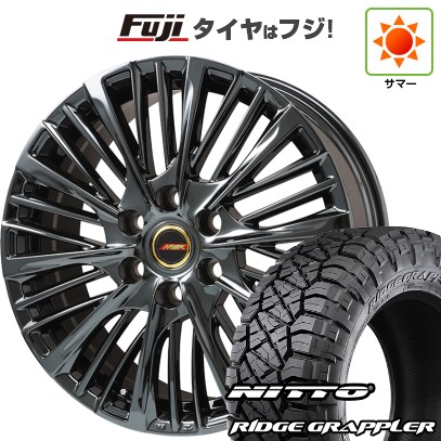 【パンク保証付き】【新品】ランクル300 夏タイヤ ホイール4本セット 275/55R20 ニットー リッジグラップラー プレミックス MER-X(平座ナット) 8J 20インチ(送料無料) 194,250円