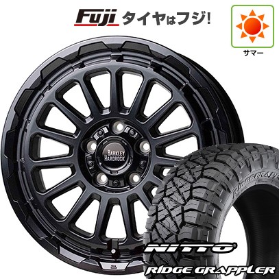 【パンク保証付き】【新品】デリカD5 夏タイヤ ホイール4本セット 245/70R16 ニットー リッジグラップラー ホットスタッフ バークレイハードロック リザード 7J 16インチ(送料無料)
