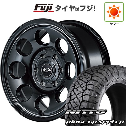 【パンク保証付き】【新品】プラド/ハイラックス 夏タイヤ ホイール4本セット 265/65R17 ニットー リッジグラップラー MID WHEELS ガルシア パーム8 8J 17インチ(送料無料)