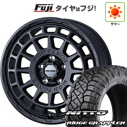 【パンク保証付き】【新品】デリカD5 夏タイヤ ホイール4本セット 245/70R16 ニットー リッジグラップラー WEDS ウェッズアドベンチャー マッドヴァンス X タイプF 7J 16インチ(送料無料)
