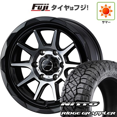 【パンク保証付き】【新品】プラド/ハイラックス 夏タイヤ ホイール4本セット 265/70R17 ニットー リッジグラップラー WEDS ウェッズアドベンチャー マッドヴァンス 06 8J 17インチ(送料無料)|フジコーポレーション
