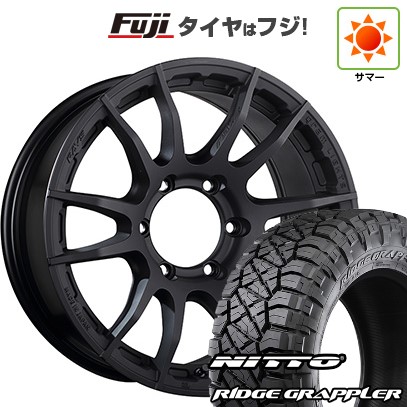 【パンク保証付き】【新品国産車用6穴139.7】 夏タイヤ ホイール4本セット 285/70R17 ニットー リッジグラップラー RAYS レイズ グラムライツ 57XR-X 8J 17インチ(送料無料)｜フジコーポレーション