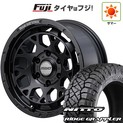 【パンク保証付き】【新品】プラド/ハイラックス 夏タイヤ ホイール4本セット 265/65R17 ニットー リッジグラップラー RAYS レイズ デイトナ M9+ SPEC-M 8J 17インチ(送料無料) 156,650円