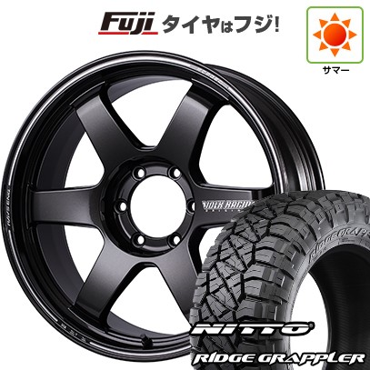 【パンク保証付き】【新品】プラド 夏タイヤ ホイール4本セット 275/55R20 ニットー リッジグラップラー RAYS レイズ ボルクレーシング TE37ULTRA ラージPCD 9.5J 20インチ(送料無料)