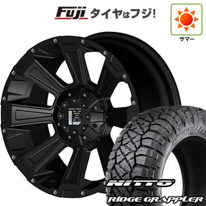 【パンク保証付き】【新品国産車用6穴139.7】 夏タイヤ ホイール4本セット 285/70R17 ニットー リッジグラップラー オフビート レクセル デスロック 8.5J 17インチ(送料無料)｜フジコーポレーション