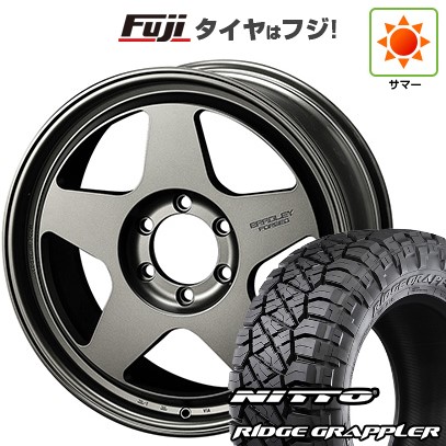 【パンク保証付き】【新品】プラド 夏タイヤ ホイール4本セット 265/50R20 ニットー リッジグラップラー フォーバイフォーエンジニア ブラッドレーフォージド 匠 9J 20インチ(送料無料)