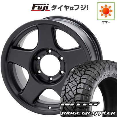 【パンク保証付き】【新品】プラド/ハイラックス 夏タイヤ ホイール4本セット 265/65R17 ニットー リッジグラップラー フォーバイフォーエンジニア ブラッドレー V 9J 17インチ(送料無料)｜フジコーポレーション