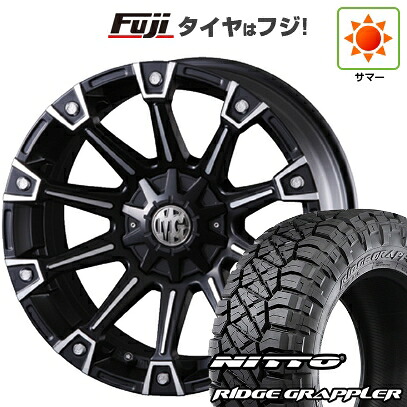 【パンク保証付き】【新品】プラド 夏タイヤ ホイール4本セット 275/55R20 ニットー リッジグラップラー クリムソン マーテルギア(MG) モンスター 9J 20インチ(送料無料)｜フジコーポレーション 214,750円