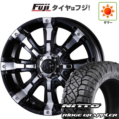 【パンク保証付き】【新品】プラド/ハイラックス 夏タイヤ ホイール4本セット 265/65R17 ニットー リッジグラップラー クリムソン マーテルギア(MG) ビースト 8J 17インチ(送料無料)
