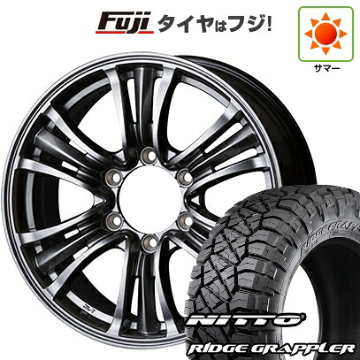 【パンク保証付き】【新品】プラド/ハイラックス 夏タイヤ ホイール4本セット 265/65R17 ニットー リッジグラップラー トピー バザルト-X タイプ2 7.5J 17インチ(送料無料)