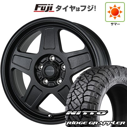【パンク保証付き】【新品】プラド/ハイラックス 夏タイヤ ホイール4本セット 265/65R17 ニットー リッジグラップラー トピー ランドフット GWD 数量限定 8J 17インチ(送料無料)