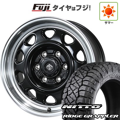 【パンク保証付き】【新品国産車用6穴139.7】 夏タイヤ ホイール4本セット 285/70R17 ニットー リッジグラップラー トピー ランドフット SWZ 数量限定 8J 17インチ(送料無料)｜フジコーポレーション 116,700円
