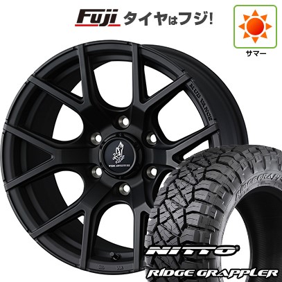 【パンク保証付き】【新品】プラド/ハイラックス 夏タイヤ ホイール4本セット 265/70R17 ニットー リッジグラップラー WEDS ウェッズアドベンチャー マッドヴァンス SD 8J 17インチ(送料無料)|フジコーポレーション